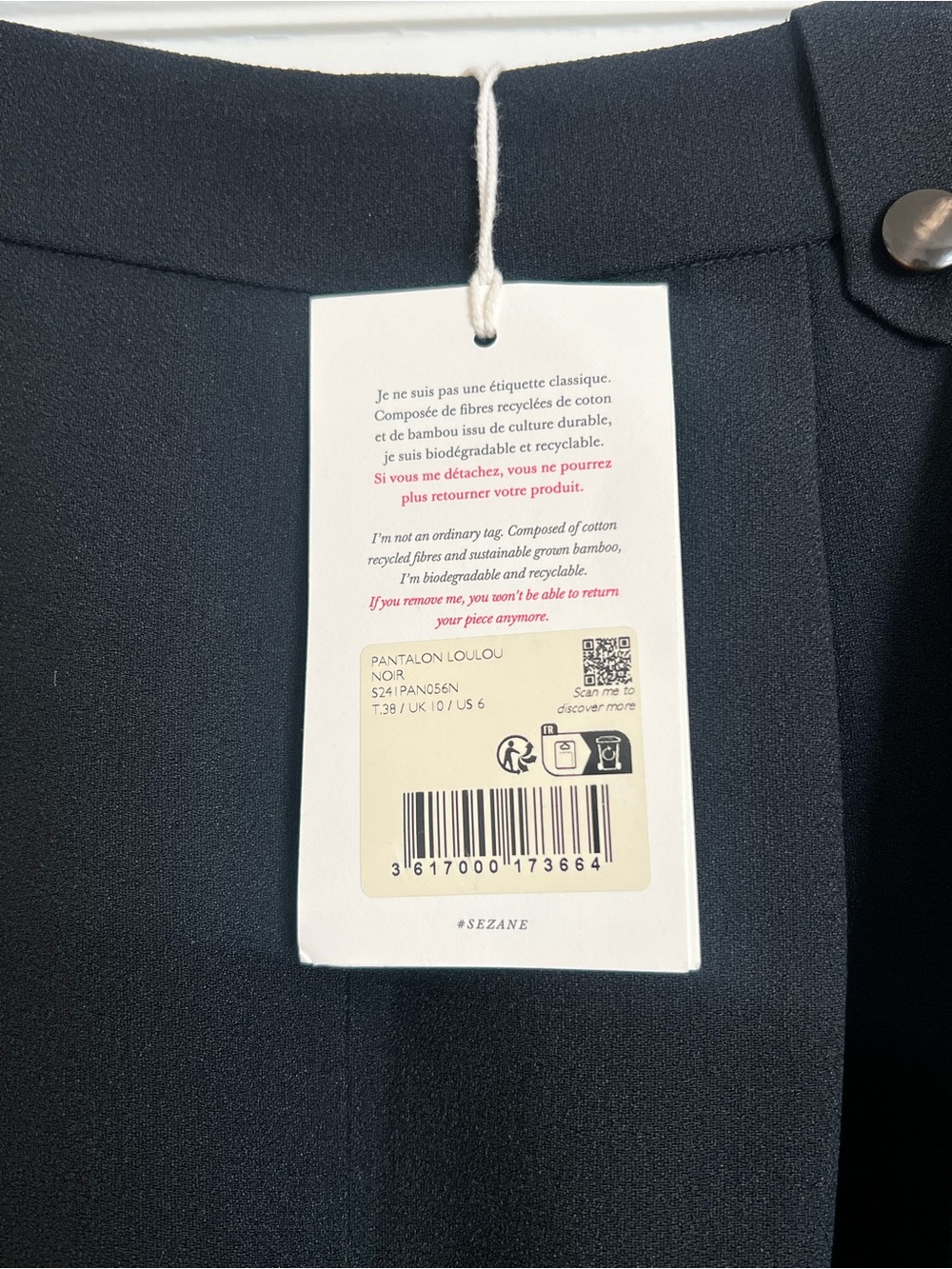 Doen - Loulou Trousers - 38/6 - NWT - Picture 7 of 15